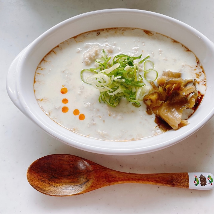 ヘルシー！台湾の朝食　豆漿風オートミール粥